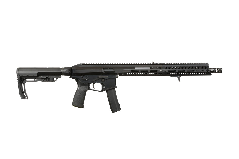 Patriot Ordnance Factory 02061 Phoenix 9mm 10+1 16.50" Black Cerakote Picatinny Rail