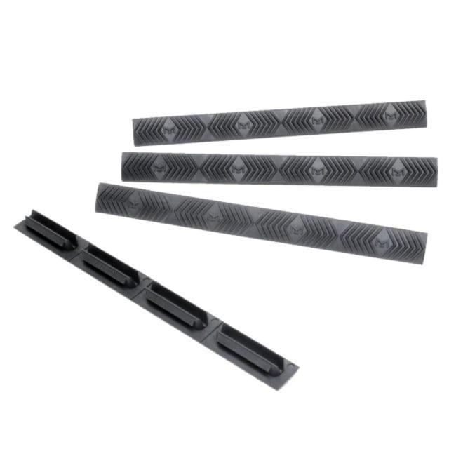 Ergo Modular Wedgelok Rail Covers Graphite Grey 4/ct