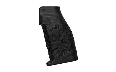 Edgar Sherman Design Granite Grip, Topo Texture, Fits AR Platform, Matte Finish, Black ESD-GRANITE-TOPO-BLK