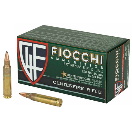 Fiocchi .223 Remington Field Dynamics 55gr JSP Ammo