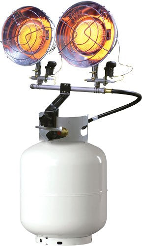 MR.HEATER DOUBLE TANK TOP HEATER 10000 TO 30000 BTU!