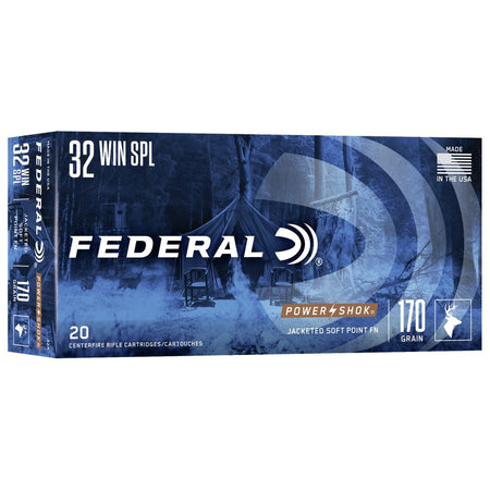 Federal .32 Winchester Special PowerShok 170gr JSP Ammo