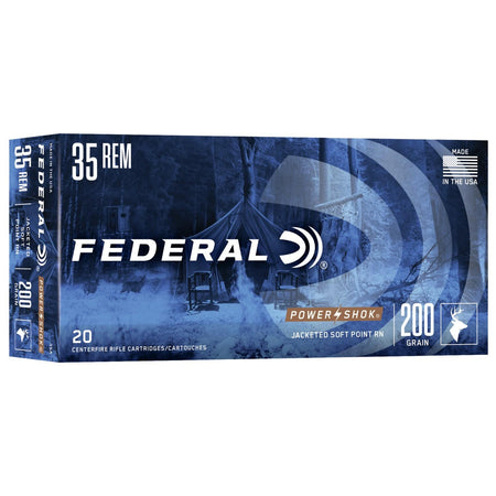 Federal .35 Remington PowerShok 200gr JSP Ammo