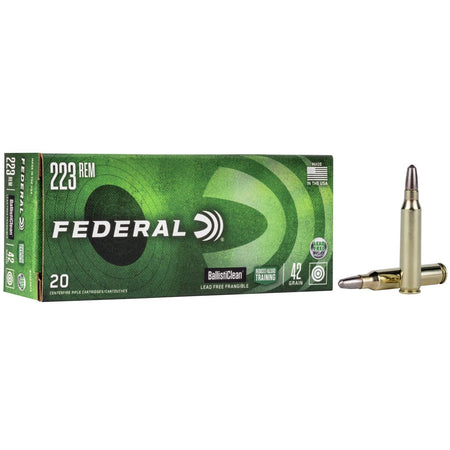 Federal .223 Remington Ballisticlean RHT 42gr Lead Free Frangible Ammo