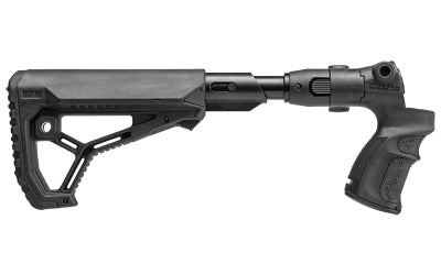 F.A.B. Defense M4, Folding Buttstock, Shock Absorber, Fits Mossberg 500, Black FX-AGMF500FKSB