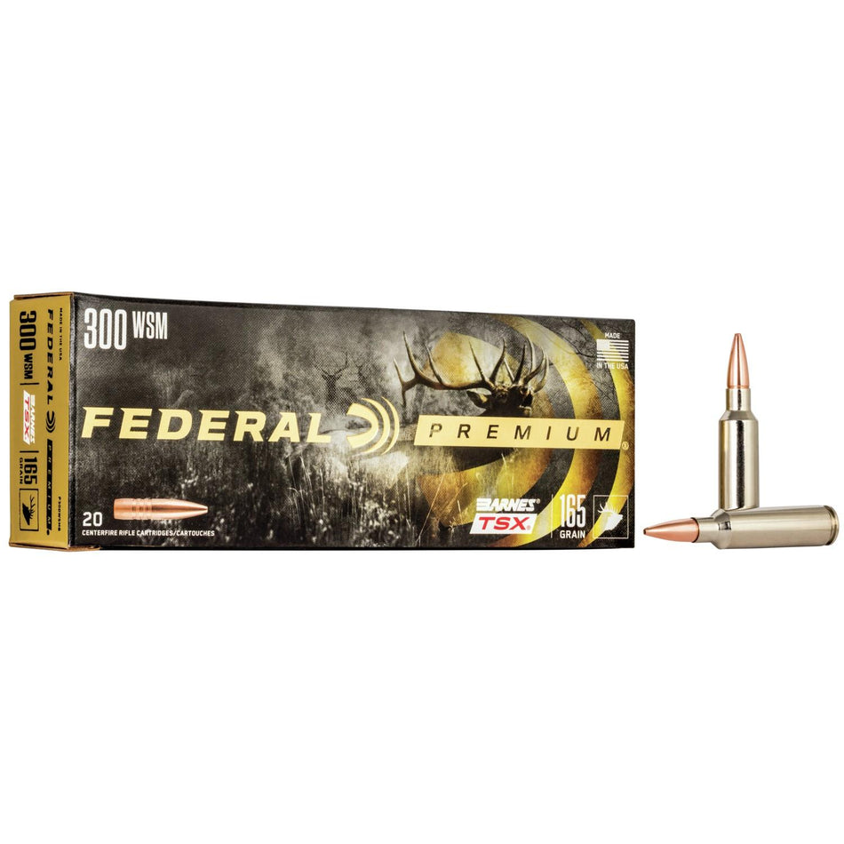 Federal .300 WSM Premium 165gr CSHP Ammo