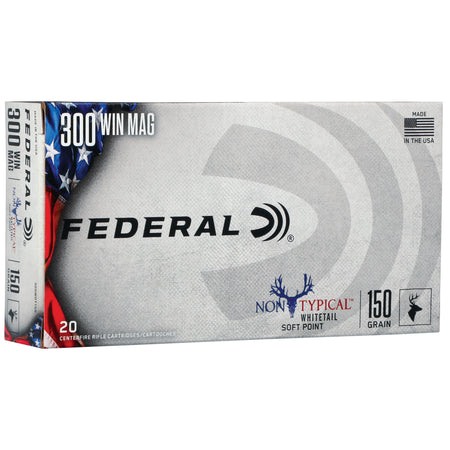 Federal .300 Winchester Mag Non-Typical 150gr JSP Ammo