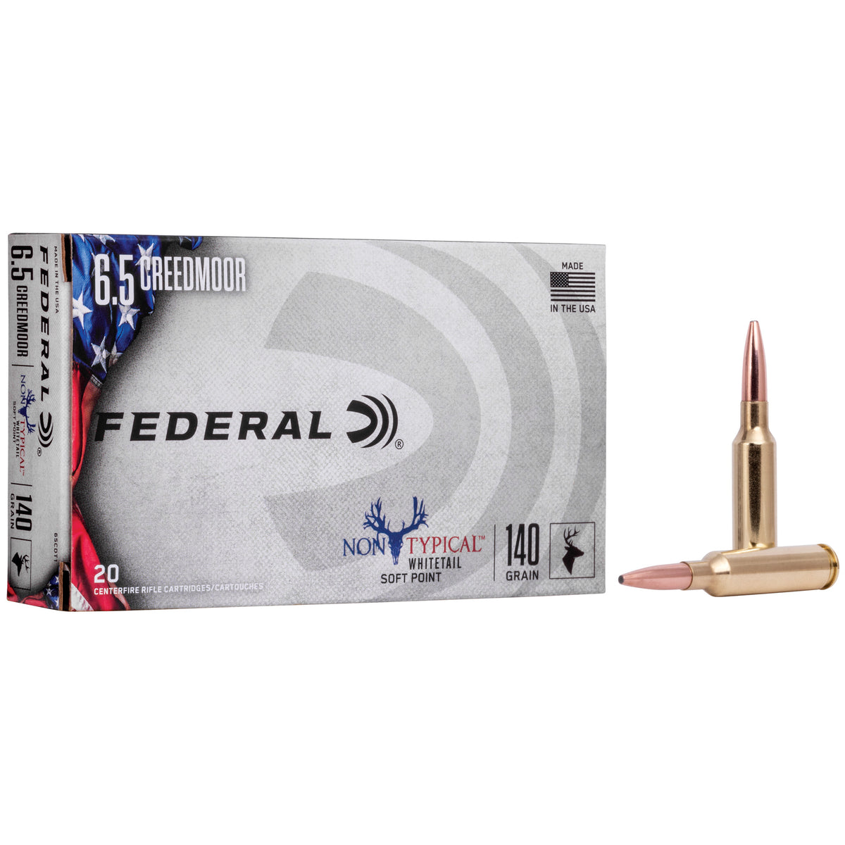 Federal 6.5 Creedmoor Non Typical 140gr SP Ammo