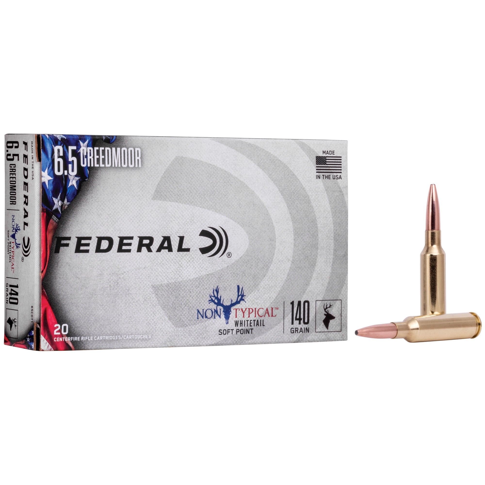 Federal 6.5 Creedmoor Non Typical 140gr SP Ammo