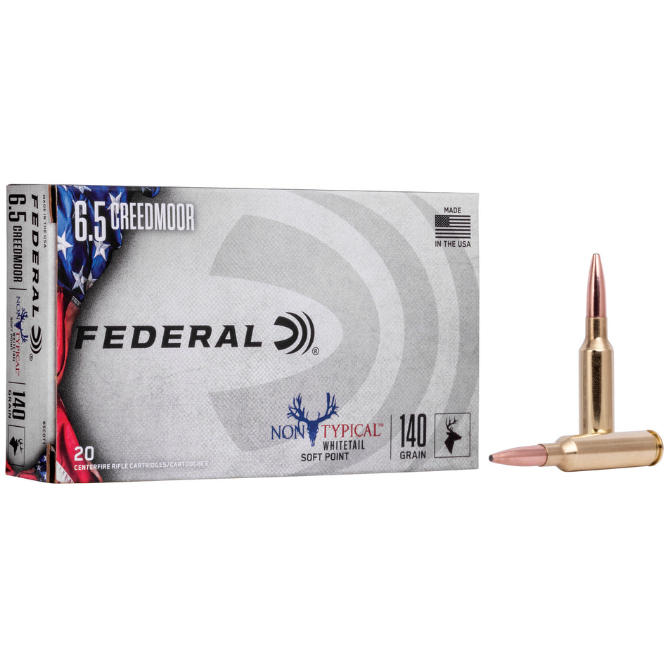 Federal 6.5 Creedmoor Non Typical 140gr SP Ammo