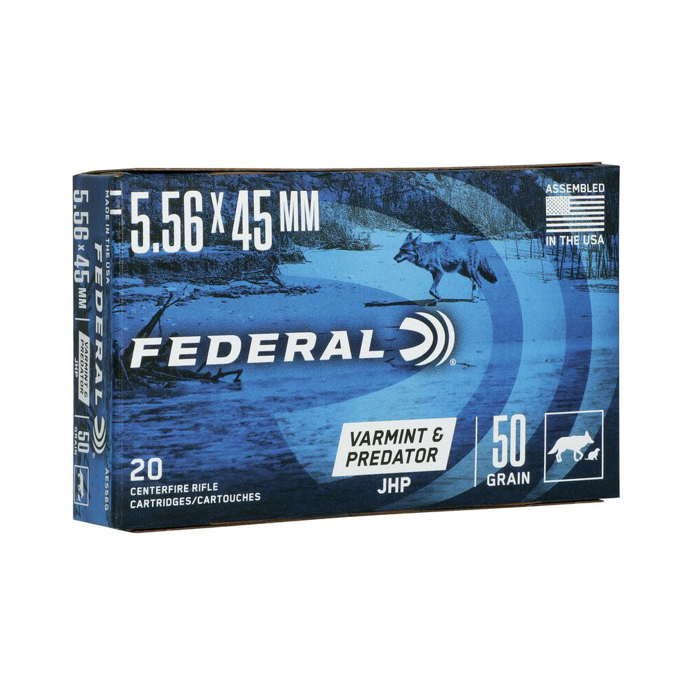 Federal 5.56x45mm NATO American Eagle 55gr JHP Ammo