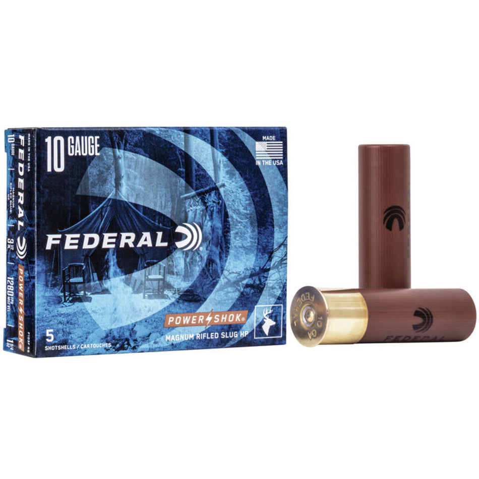 Federal Power-Shok 10 Gauge 3 1/2" 1 3/4 oz Rifled Slug