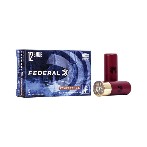 Federal Power-Shok 12 Gauge 2 3/4" 1 oz Rifled Slug