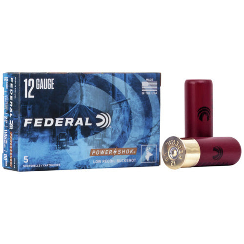 Federal Power-Shok Low Recoil 12 Gauge 2 3/4'' 1 3/16 oz #00 Buckshot