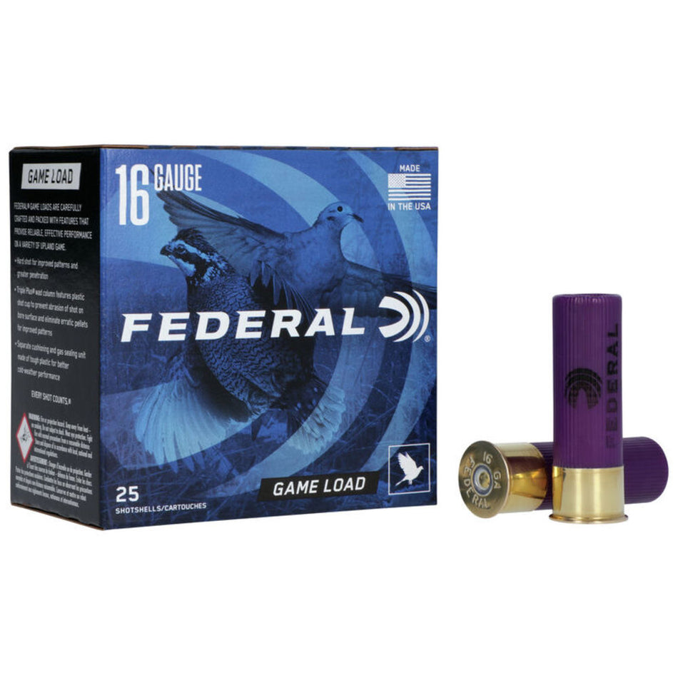 Federal Game-Shok Upland 16 Gauge 2 3/4" 1 oz #6 Shot