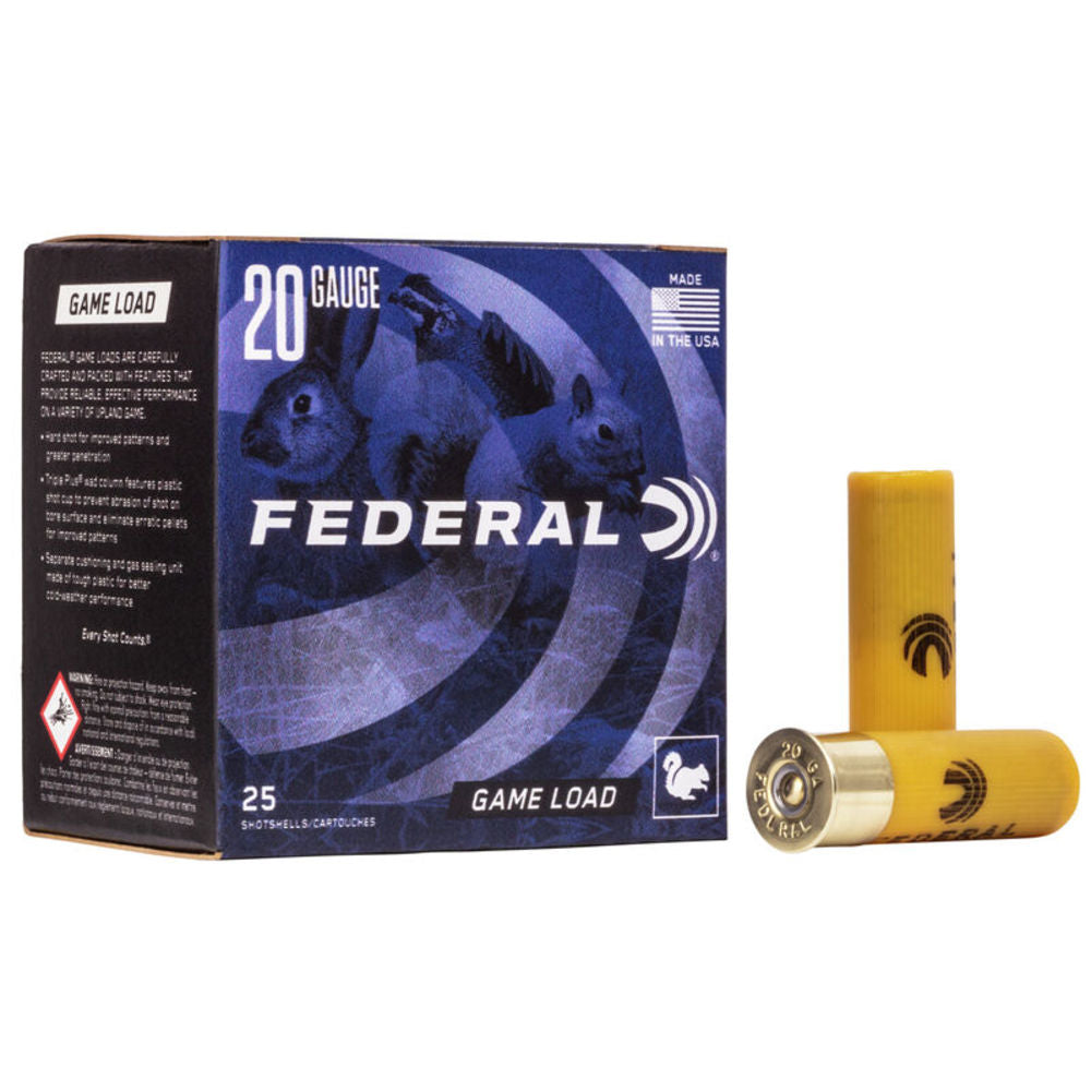 Federal Game-Shok Upland Load 20 Gauge 2.75'' 7/8 oz #8 Shot