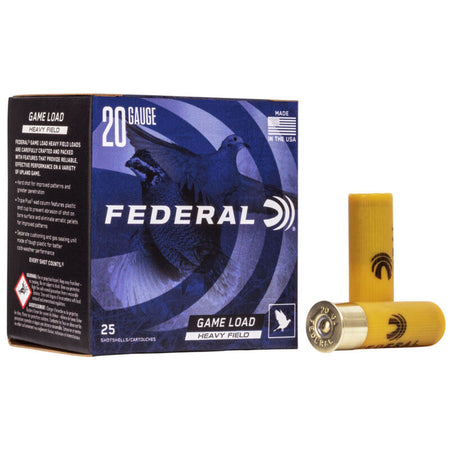 Federal Game Load Upland Heavy Field 20 Gauge 2.75" 1 oz #8 Shot