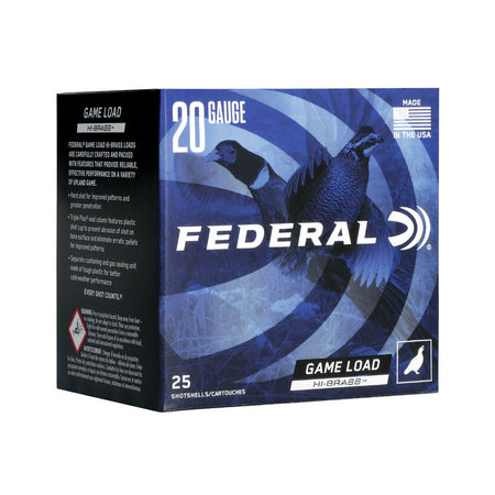 Federal H2585 Game-Shok High Brass 20 Gauge 3" 1-1/4oz #5 1300 fps
