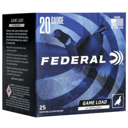 Federal Game-Shok High-Brass 20 Gauge 3" 1 1/4 oz #6 Shot