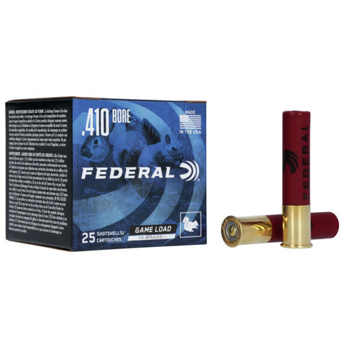 Federal Game-Shok Game Load Lead ShotUpland High Brass .410 Bore 2.5 in 1/2 oz #7.5