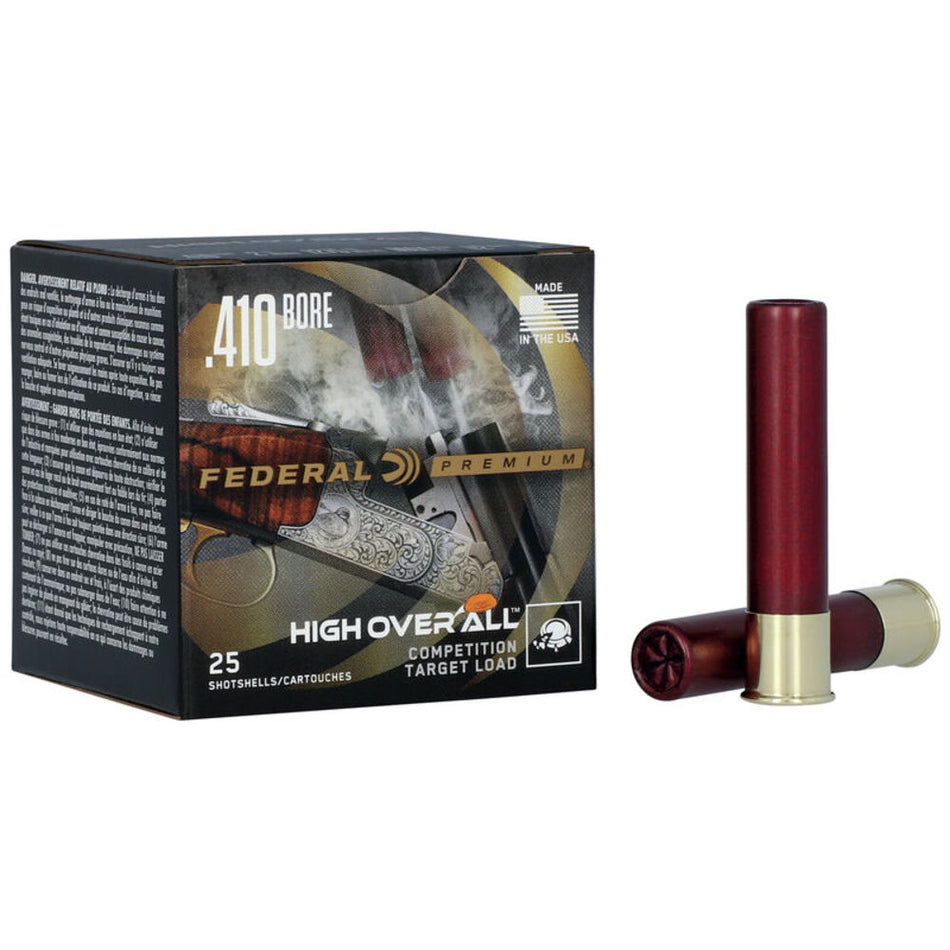 Federal Premium High Over All .410 Bore 2.5 in 1/2 oz #9