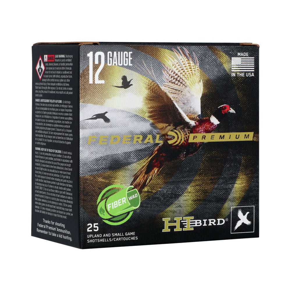 Federal Hi-Bird Fiber Wad 12 Gauge 2 3/4" 1 1/4 oz #5 Shot
