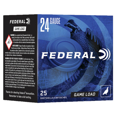 Federal Game-Shok Heavy Field 24 Gauge 2 1/2" 11/16 oz #8 Shot