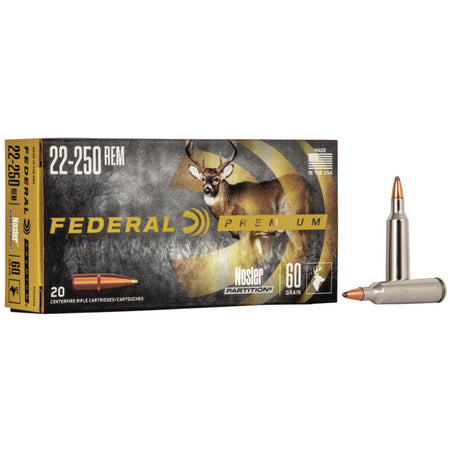 Federal Vital-Shok .22-250 Remington 60 Gr JSP