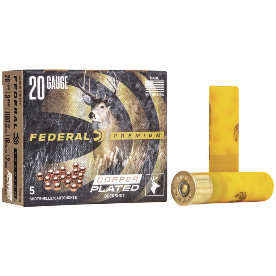 Federal Magnum 20 Gauge 3" 1 1/4 oz #2 Buckshot