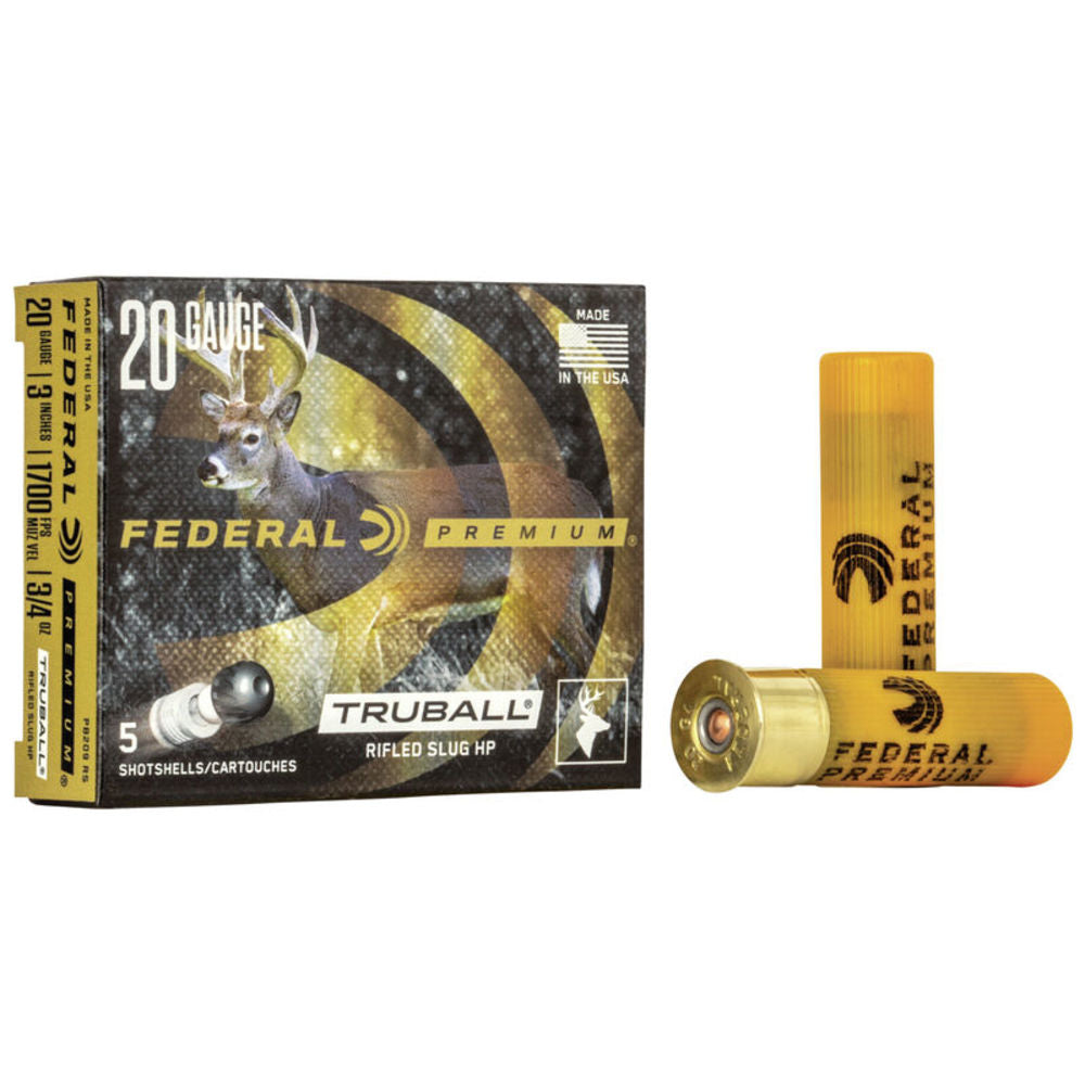 Federal Vital-Shok TruBall 20 Gauge 3" 3/4 oz Rifled Slug