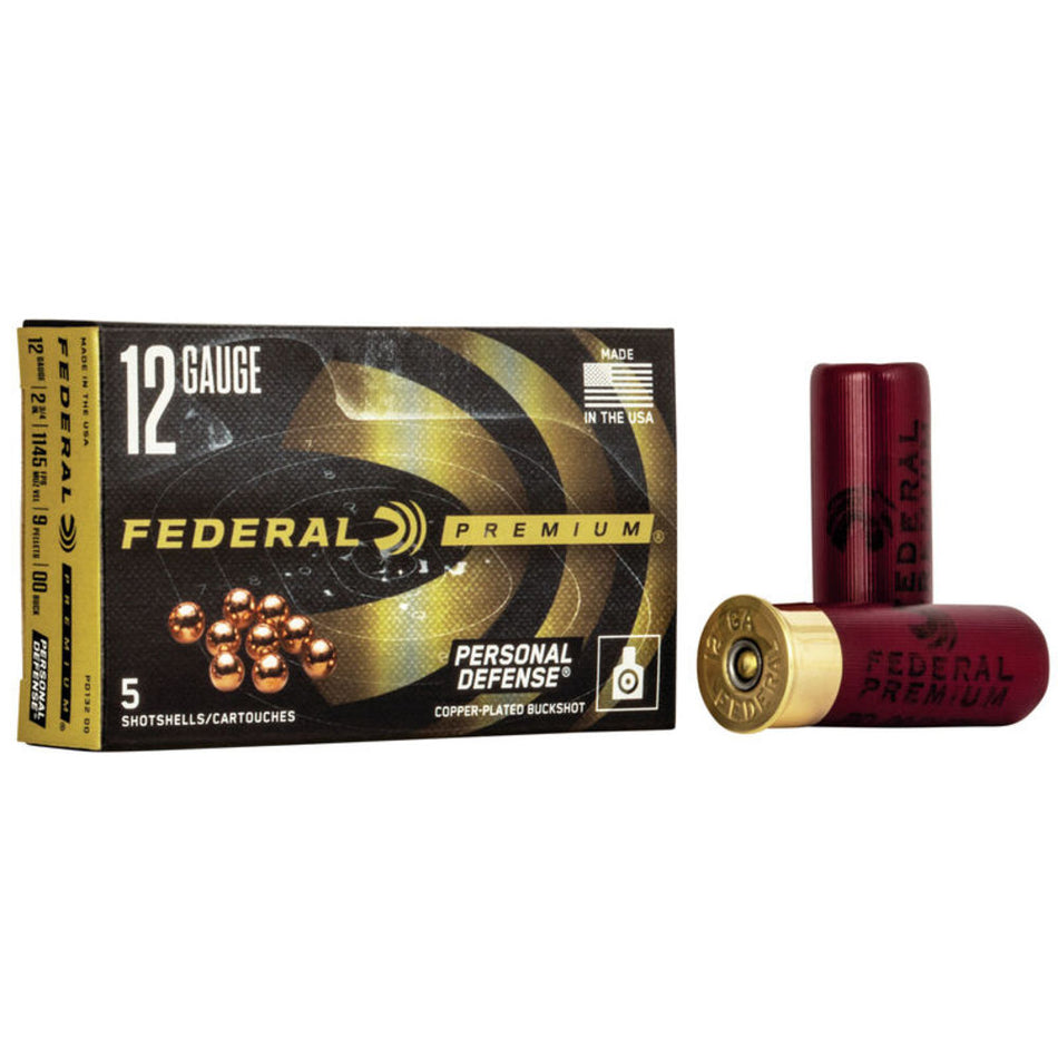 Federal Personal Defense 12 Gauge 2 3/4" #00 Buckshot