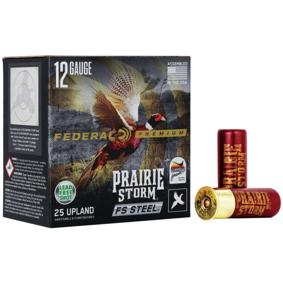Federal Prairie Storm FS 12 Gauge 2 3/4" 1 1/8 oz #4 Shot