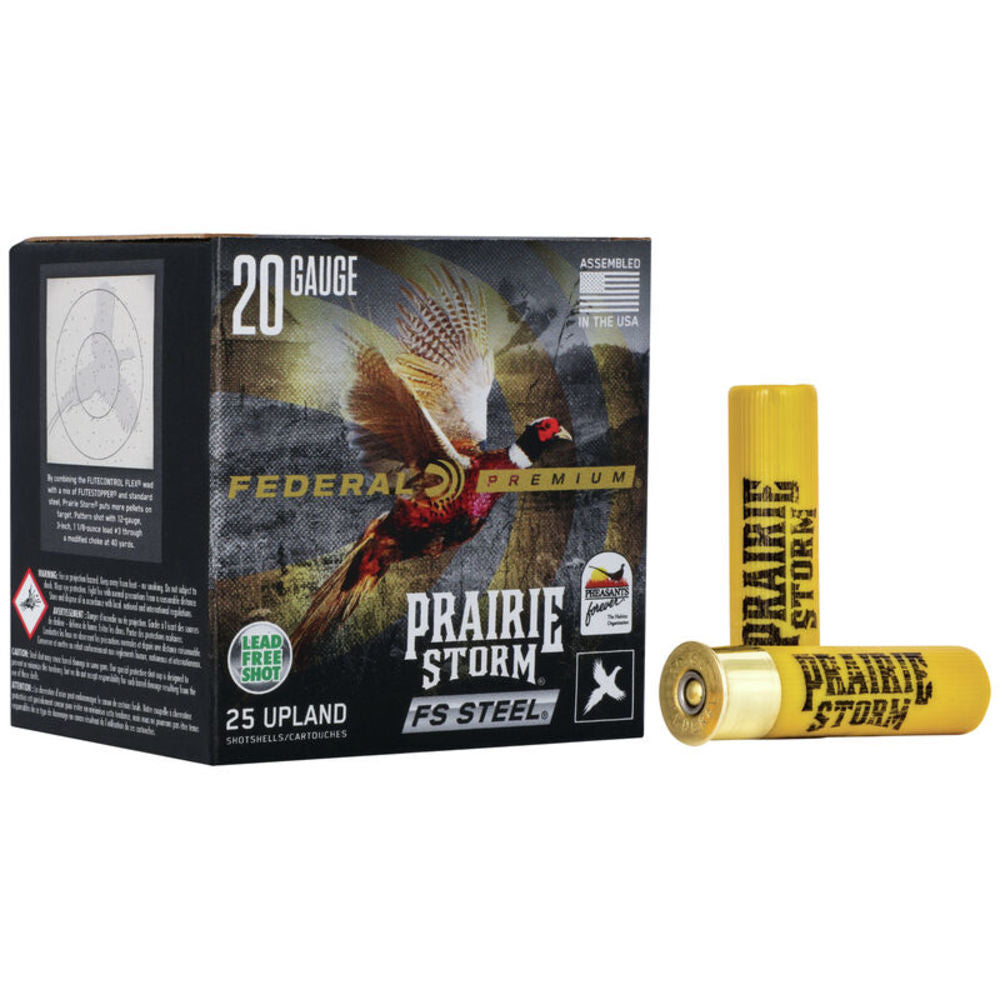Federal Prairie Storm FS 20 Gauge 3" 7/8 oz #4 Shot