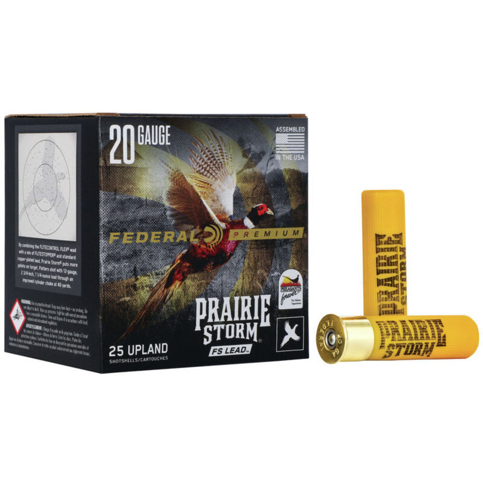 Federal Premium Prairie Storm FS 20 Gauge 3 in 1-1/4 oz #4