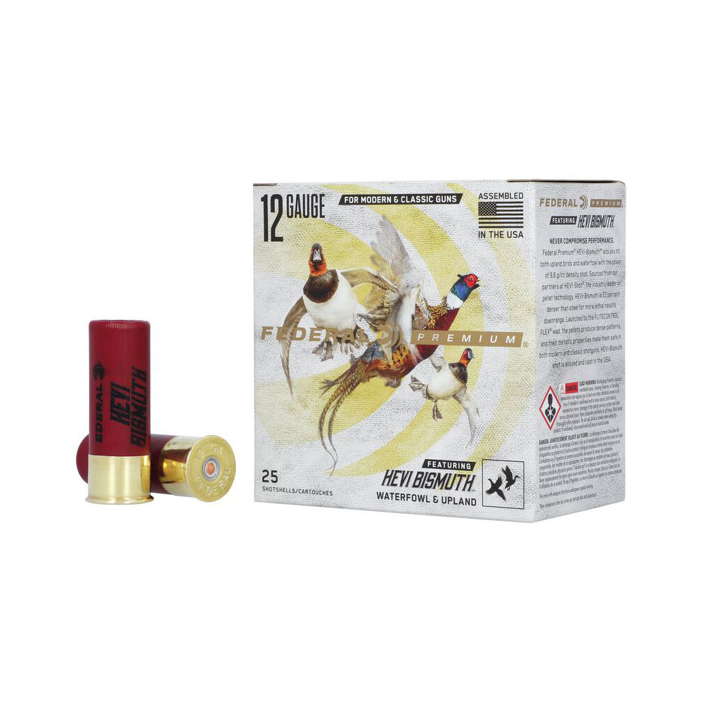 Federal PHBX1443 Premium HEVI-Bismuth 12 Gauge 2-3/4 1-1/4oz #3 1350 fps
