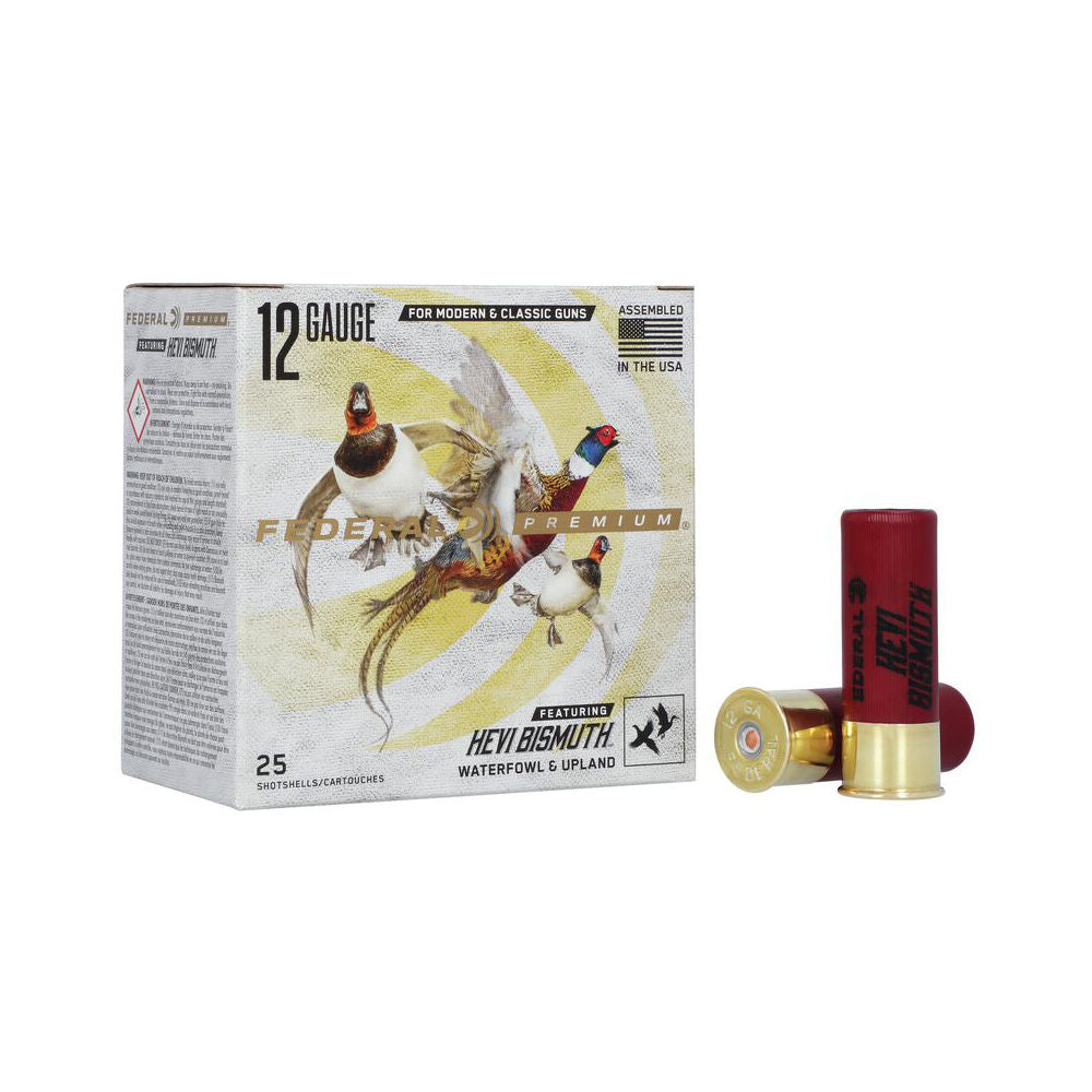 Federal PHBX1445 Premium HEVI-Bismuth 12 Gauge 2-3/4 1-1/4oz #5 1350 fps