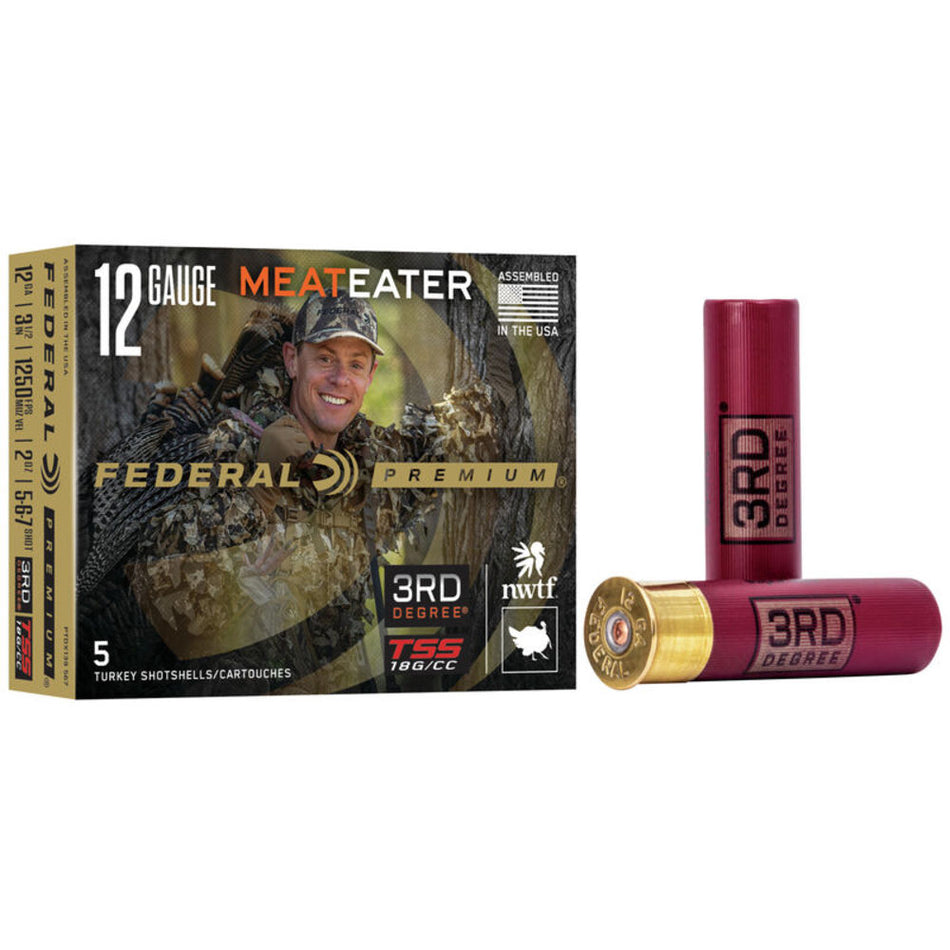Federal 3rd Degree Heavyweight TSS 12 Gauge 3 1/2" 2 oz #5/6/7 Shot