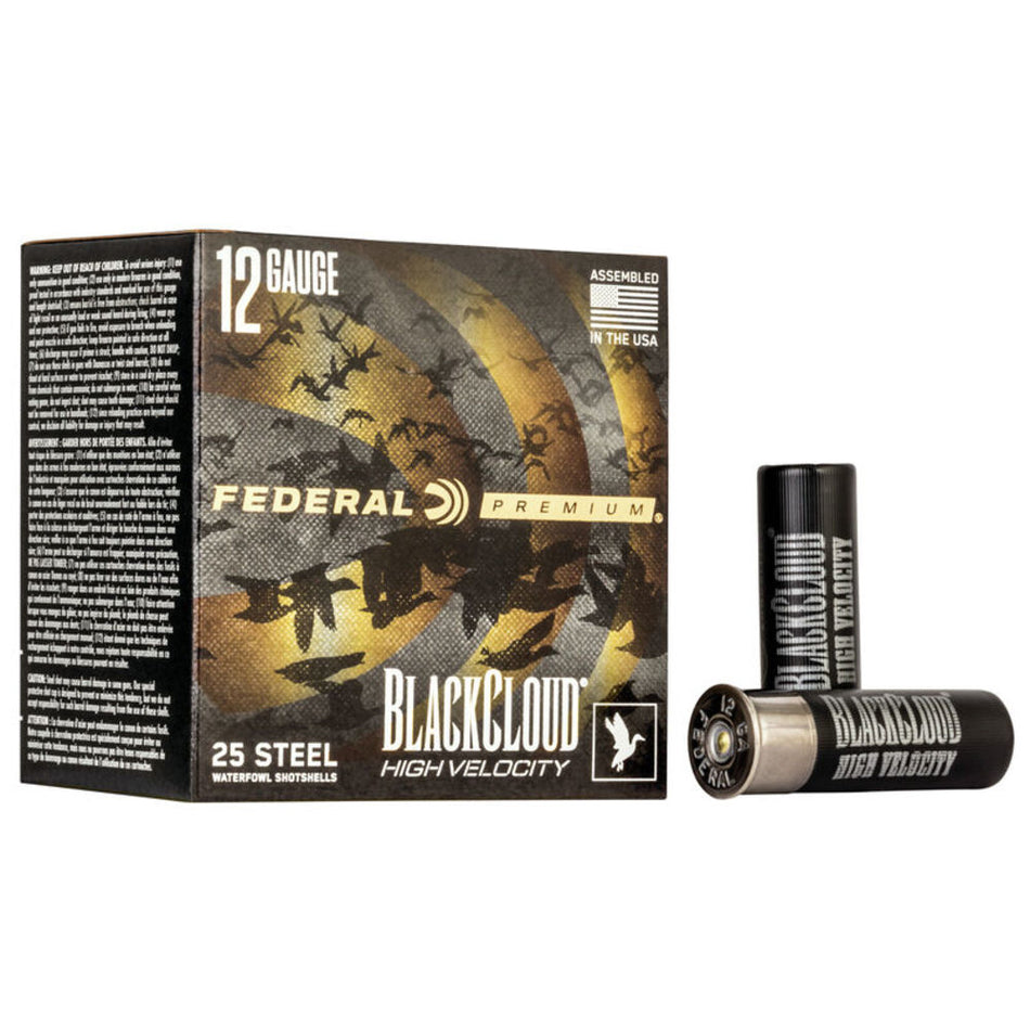 Federal PWBXH1434 Black Cloud FS High Velocity 12 Gauge 3" 1-1/8oz #4 1635 fps