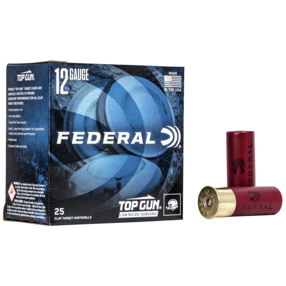 Federal Top Gun Low Recoil Subsonic 12 Gauge 2.75 in 1-1/8 oz #7.5