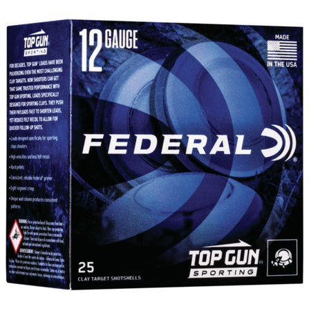Federal Top Gun 12 Gauge  2 3/4" 1 oz #8 Shot