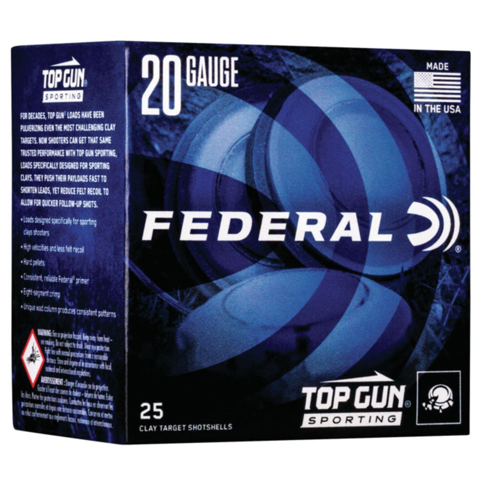 Federal Top Gun Sporting 20 Gauge 2.75'' 7/8 oz #8 Shot
