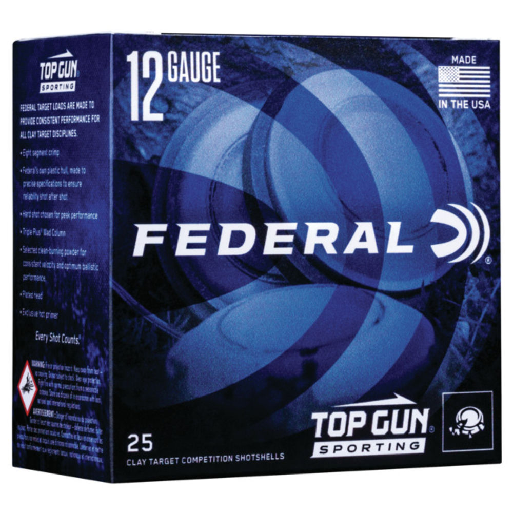 Federal Top Gun Sporting 12 Gauge 2.75'' 1 oz #8 Shot