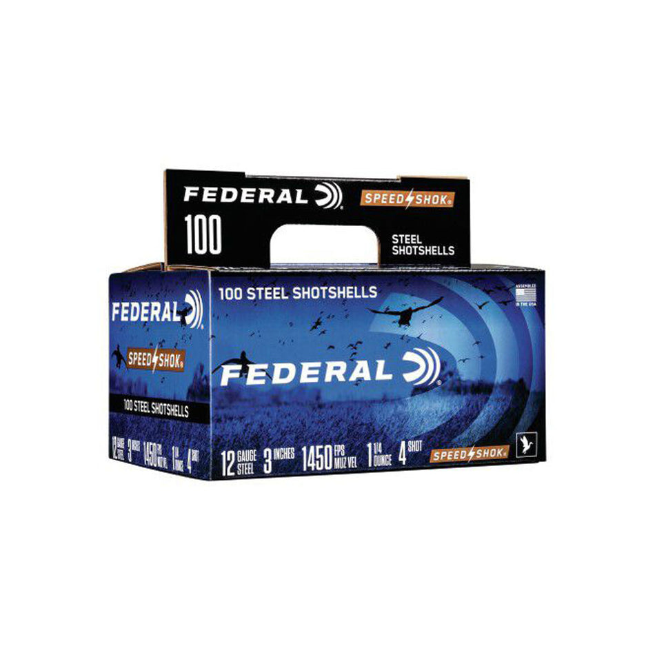 Federal WF1421004 Speed-Shok Waterfowl 12 Gauge 3" 1-1/4oz #4 1450 fps