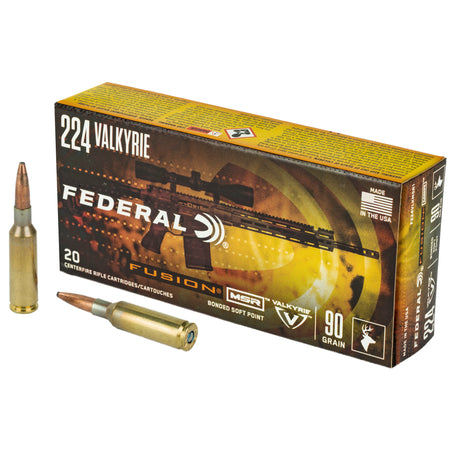 Federal .224 Valkyrie MSR Fusion SP Ammo