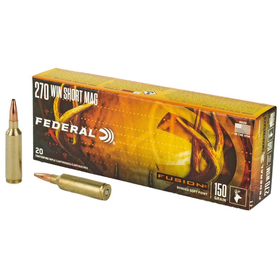 Federal .270 WSM Fusion 150gr BSP Ammo