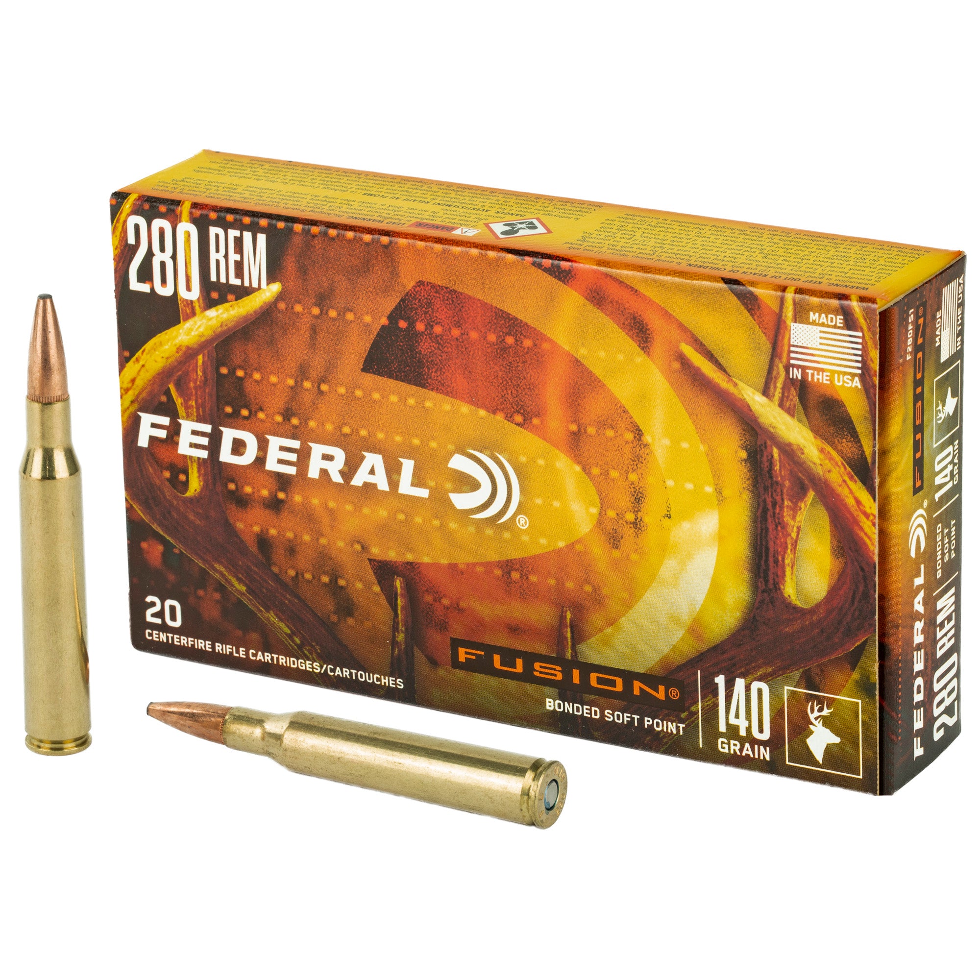 Federal .280 Remington Fusion 140gr BSP Ammo
