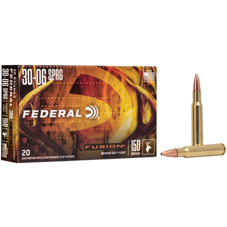 Federal .30-06 Springfield 150gr Fusion SP Ammo