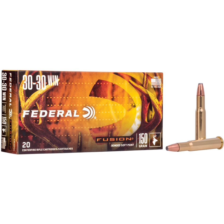 Federal .30-30 Winchester 150gr Fusion SP Ammo