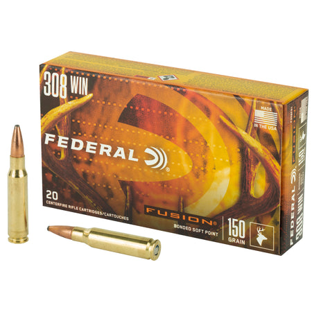 Federal .308 Win 150gr Fusion SP Ammo