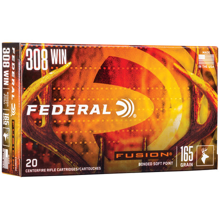 Federal .308 Win 165gr Fusion SP Ammo